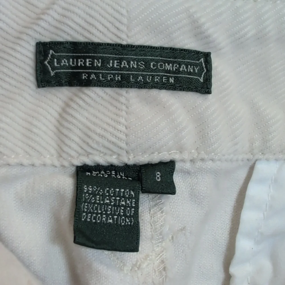 Lauren Ralph Lauren Corduroy Cargo Pants Beige Cream Utility